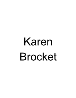 Karen Brocket
